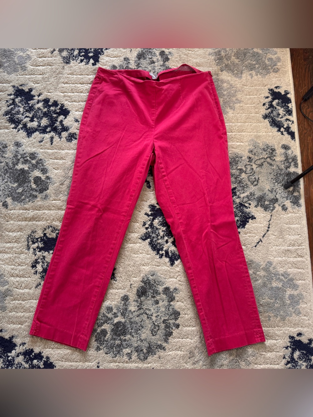 J. Jill Fuchsia Straight-Leg Pants size 10P